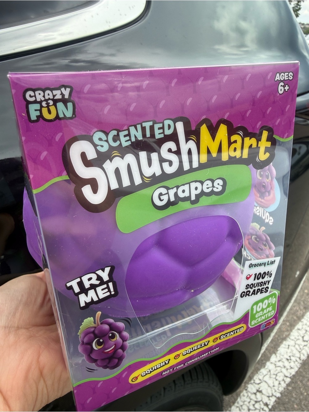 Scented SmushMart Grapes Jumbo Squishy. NEW